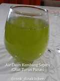 Air Daun Kembang Sepatu (minuman herbal)