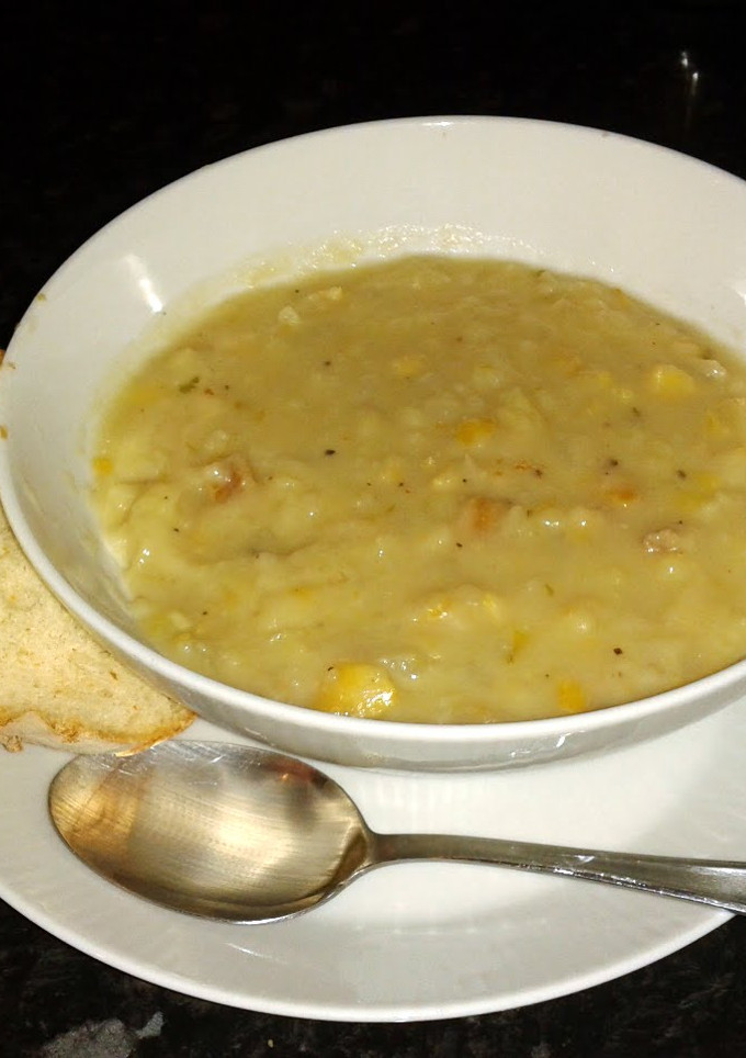 A picture of Smoked Haddock and Potato Chowder.