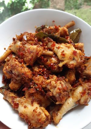 Foto resep Ayam rica cabe kering tanpa digoreng