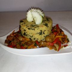 A picture of Dambu/stir fry gizzard.