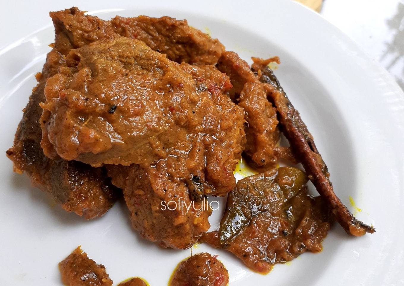 Rendang Daging Sapi