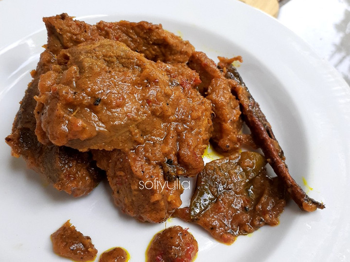 Resep: Rendang Daging Sapi Sederhana Dan Enak