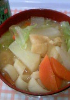 A picture of Yamanashi Specialty Hōtō Noodle Soup.