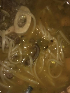 Una foto de Sopa de fideos con puchero