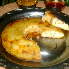 Dibba roti or minapa roti A picture of Dibba roti or minapa roti.