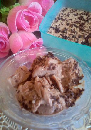 Foto resep Ice cream coklat simple