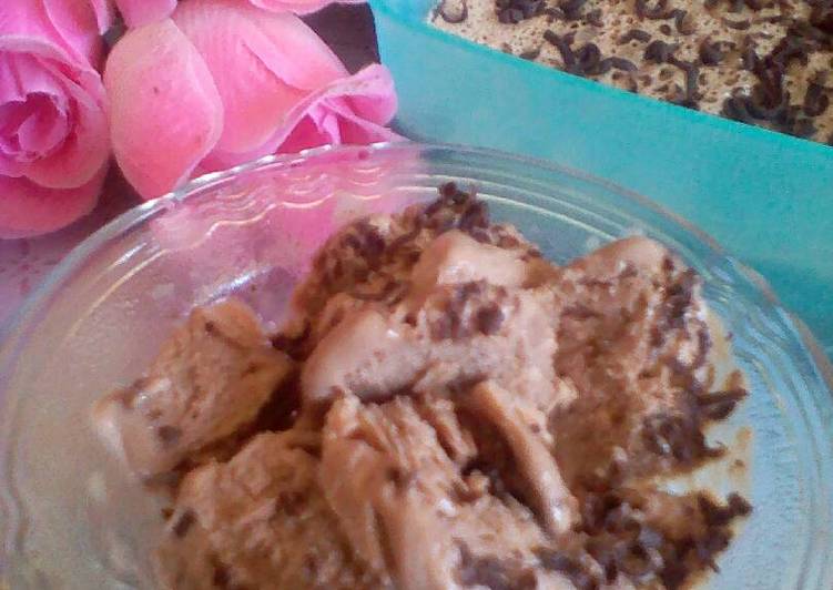 Ice cream coklat simple