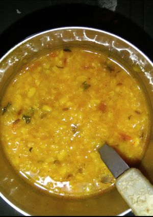A picture of Tadka dal.