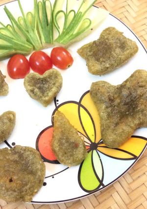 Hình của món Bánh ngải khoai lang.