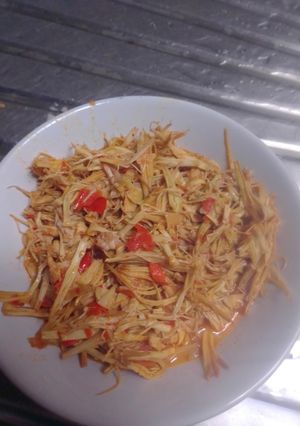 Foto resep Tumis bunga durian