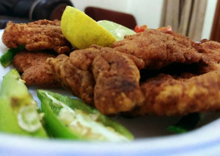 Recipe of Super Quick Homemade #RamadanKiTyaari #cookpadapp Chicken Strip