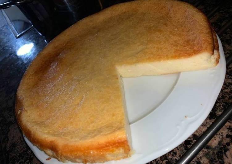 Tarta de queso al horno