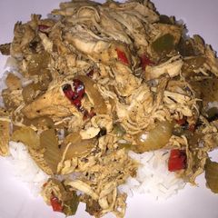 A picture of Crock Pot Chicken Fajitas.