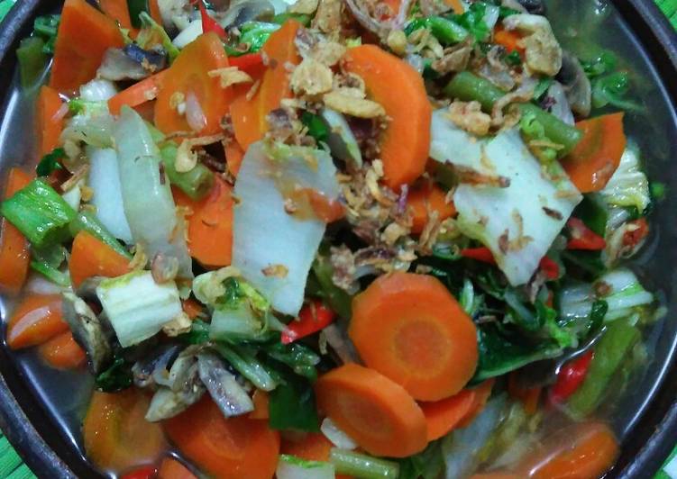 Resep Tumis sayur simple Anti Gagal