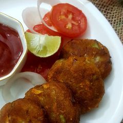 A picture of Bread kabab.