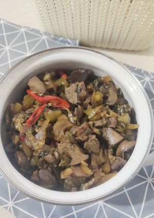 Foto resep Tumis Sawi Asin Ati Ampela