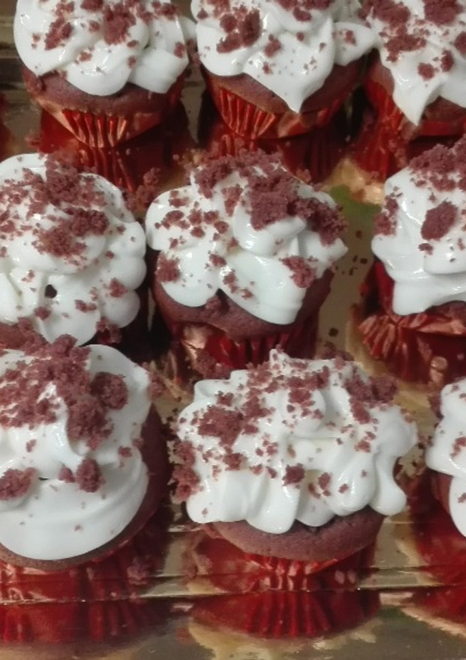 Una foto de Cupcake Red Velvet para San Valentín!