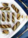 Chocolate Barfi Roll