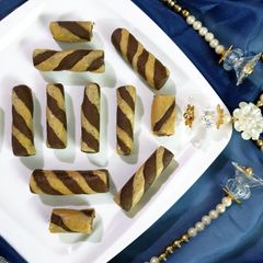 A picture of Chocolate Barfi Roll.
