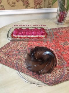 عکسی از دستور ژله بستنى انار و پاناكوتا شكلاتى