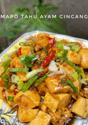 Foto resep Mapo tahu ayam cincang