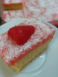 صورة لوصفة كيك بسبوسة 🍰