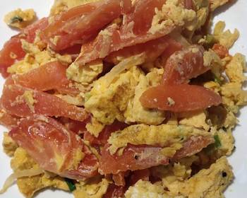 Latest Recipe Tomatoes con Eggs Very Delicious