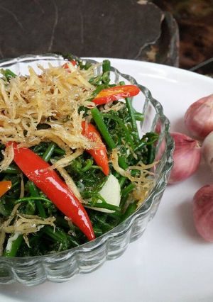 Foto resep Oseng pakis teri