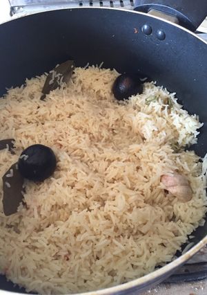 صورة لوصفة ارز خاص بطريقتي !
