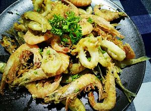 Hình của món Hải sản chiên giòn.