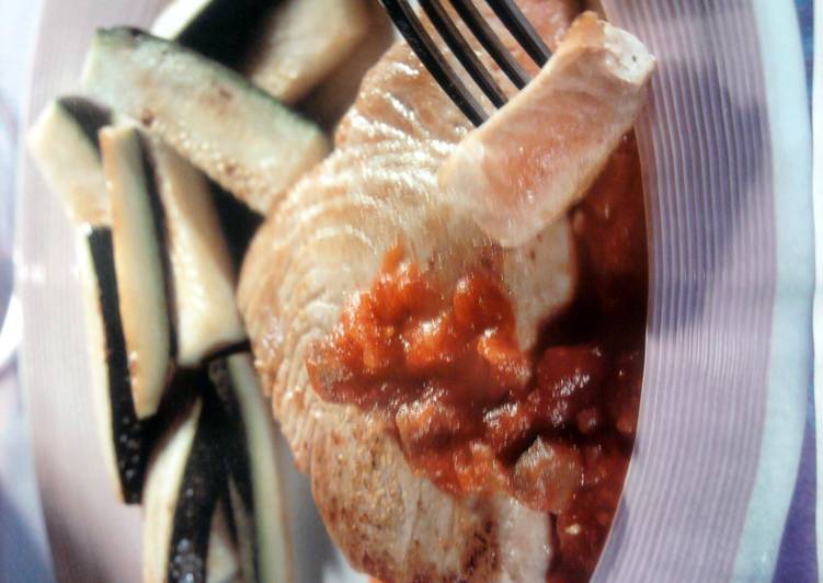 tuna steaks with salsa