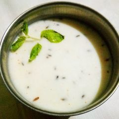 A picture of Cucumbar Raita.