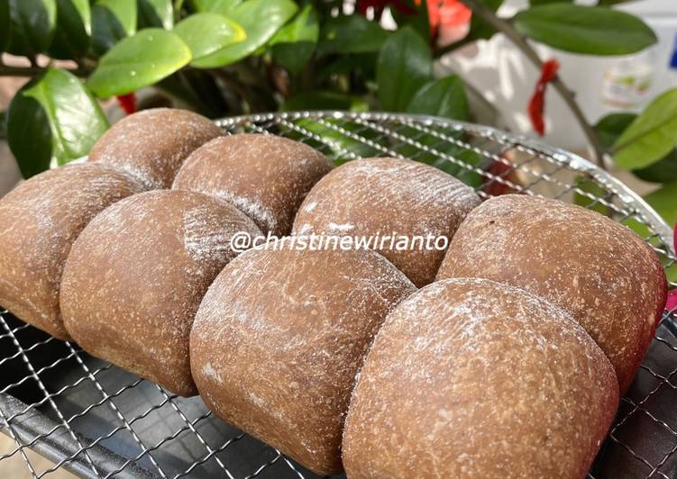 Cara Gampang Membuat Roti Sobek Kopi (Metode Waterroux), Sempurna