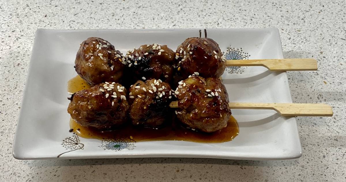 Tsukune (Japanese style turkey meatballs) Recipe by Nadine Schweitzer