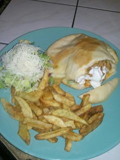 Gyros pitában recept fotója