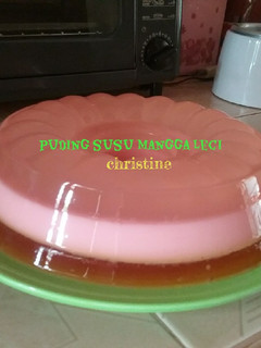 Foto resep Puding Susu Mangga Leci