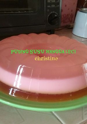 Foto resep Puding Susu Mangga Leci