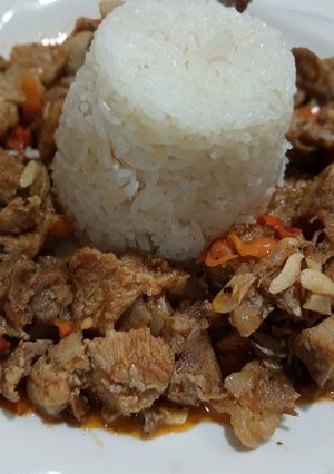 Una foto de Carne de cerdo desmenuzada