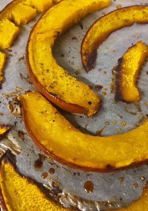 Une photo de Citrouille rôtie au four