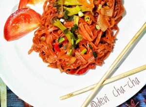 Foto resep 25). Beet Noodle (No Oil) ala anak kos 🍝