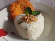 Gambar nasi gurih daun jeruk tanpa margarin