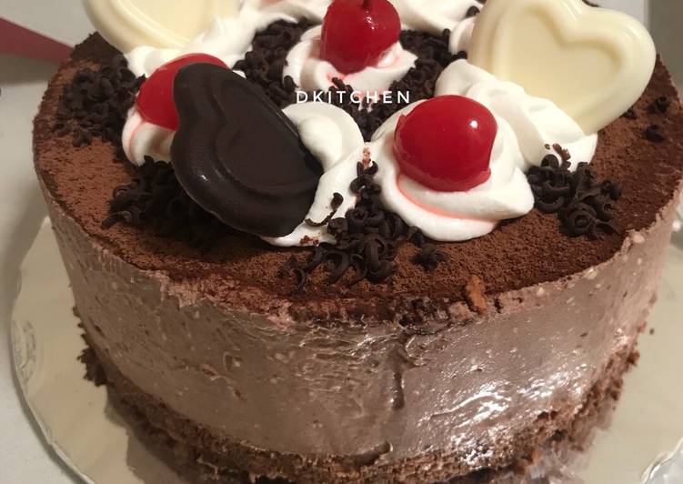 Unbake Choco Cheesecake