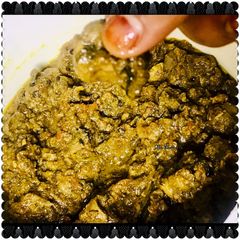 A picture of Mutton kidneys curry.