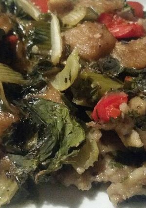 A picture of Loaded Spinach Stuffing.