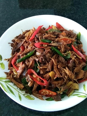 Bagaimana Menyiapkan 🥰🥰 Ayam Suwir pedas Manis🥰🥰, Sempurna