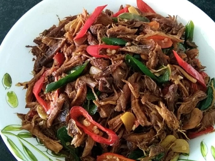 Bagaimana Menyiapkan 🥰🥰 Ayam Suwir pedas Manis🥰🥰, Sempurna