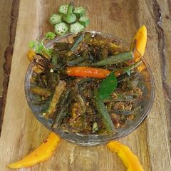 A picture of Okra Masala / Bhindi Masala   .