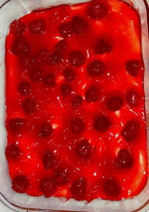 صورة لوصفة تشيز كيك بالفراولة 🍓🍓✨