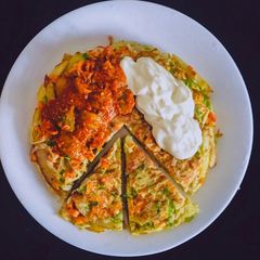 A picture of Cooking Tanzania’s favorite dish French fries mashed up with eggs (zege).