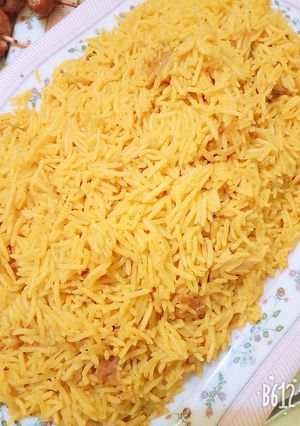 صورة لوصفة رز مدخن بالصويا صوص